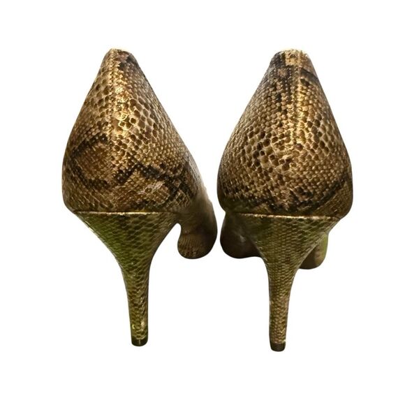 Rampage metallic snakeskin heels size 8.5 - Picture 4 of 11